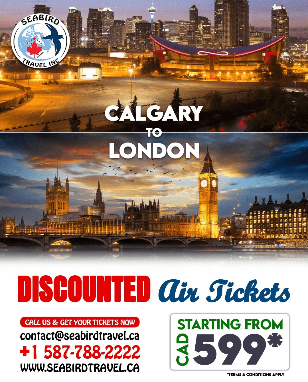 Calgary to London
